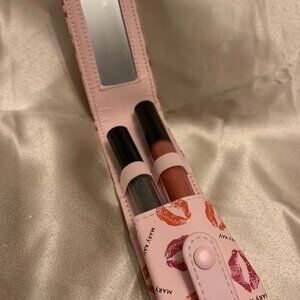 Mary Kay Eye Shimmer And Lip Gloss Set With Case